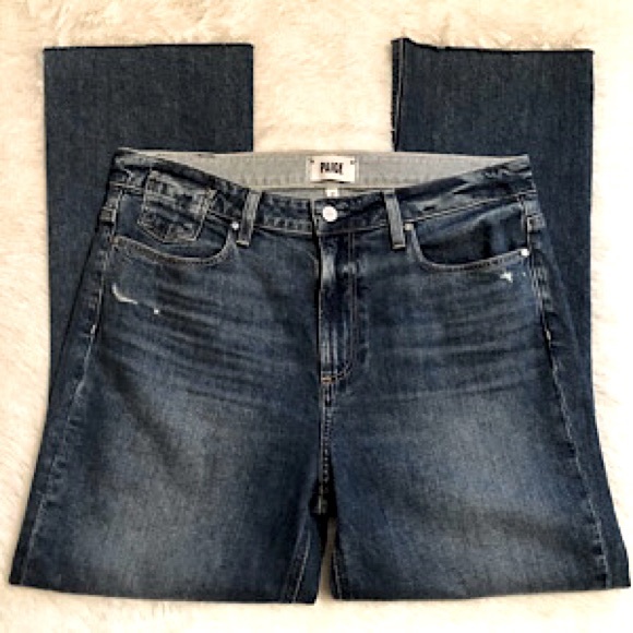 “NEW” PAIGE Colette Crop Flare Jean - Picture 7 of 12